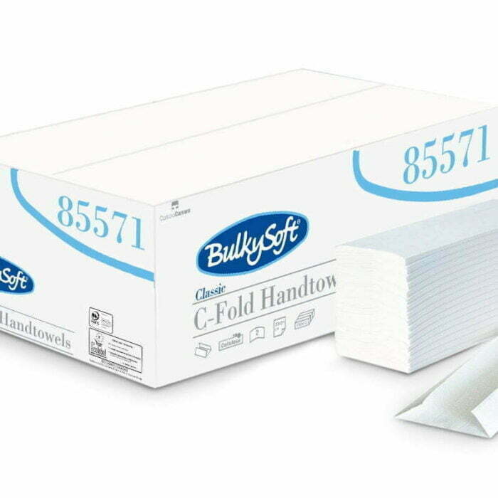 C FOLD HAND TOWELS 2 PLY WHITE – 1×2400