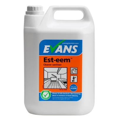 Est-eem Unperfumed Cleaner and Sanitiser 5L