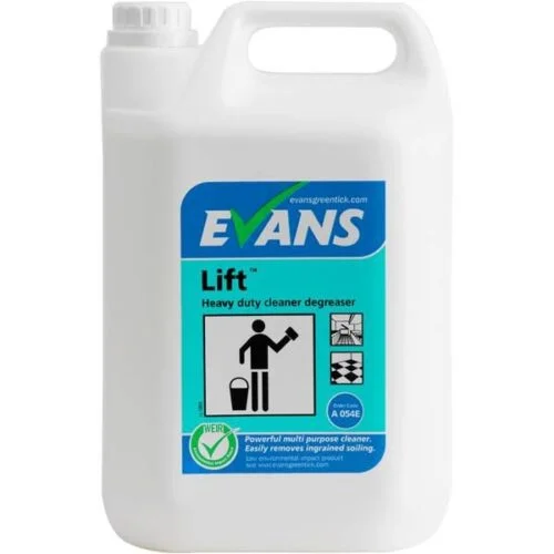EVANS LIFT HD bactericidal cleaner & degreaser 5L