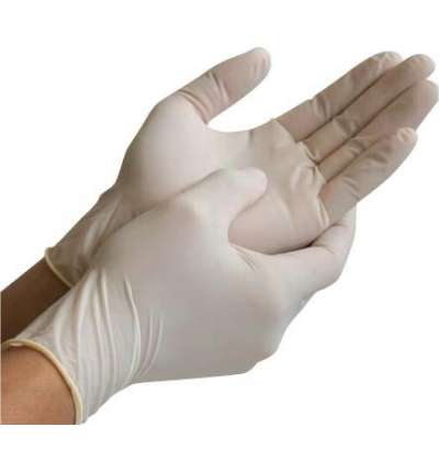 latex gloves powderfree bx100