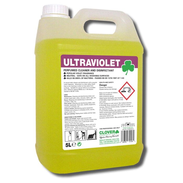 ULTRAVIOLET Perfumed Cleaner and Disinfectant 2x5L